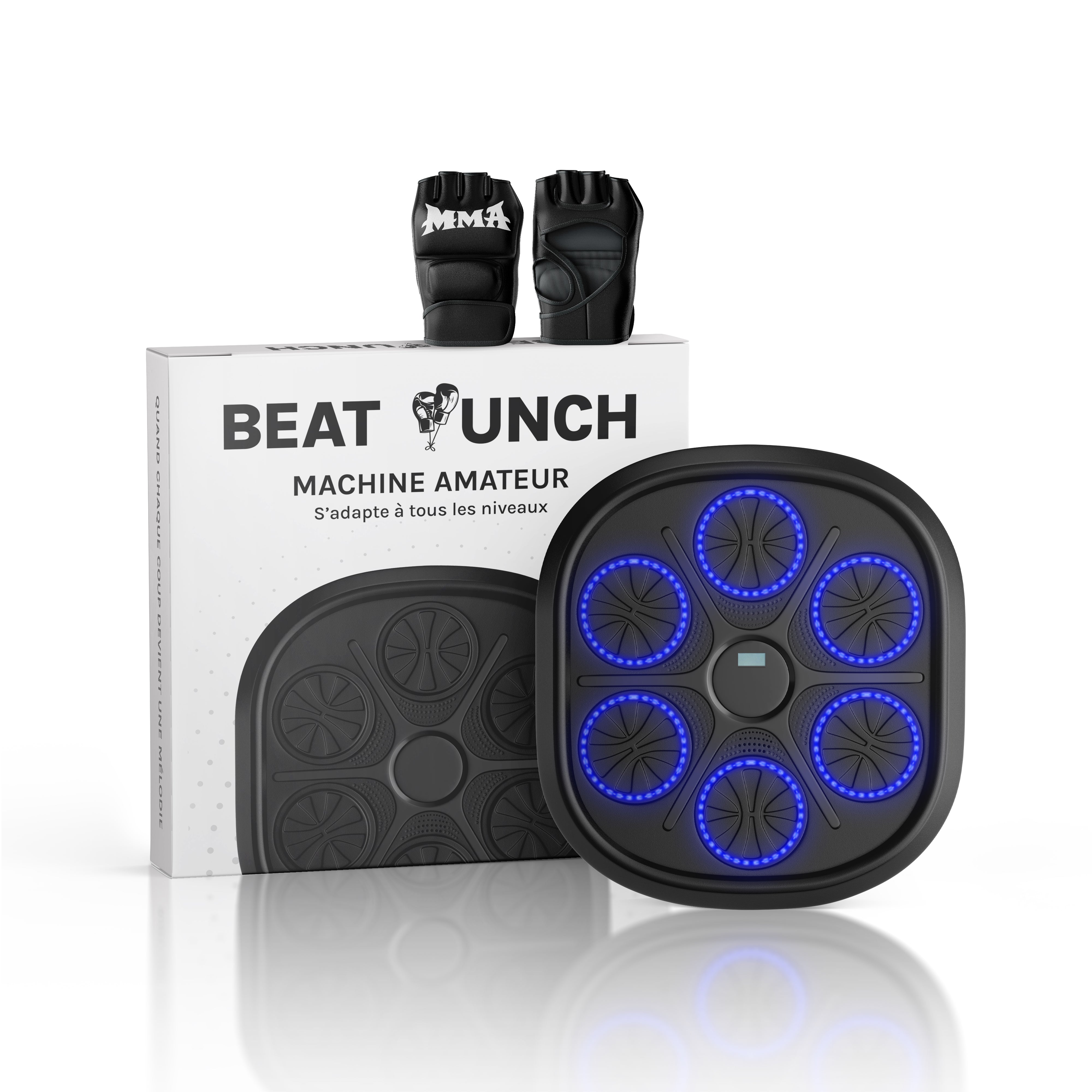 Machine de Boxe Musicale - Amateur + gants offerts