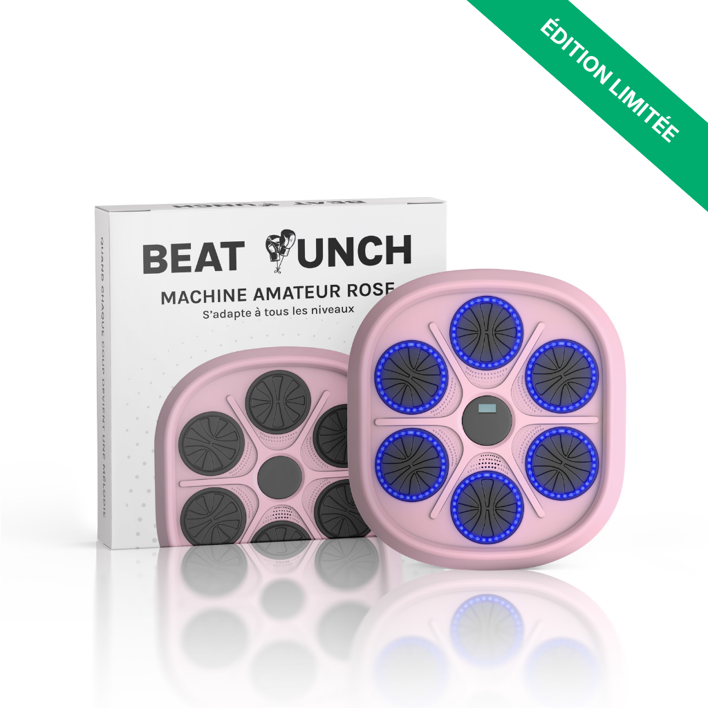 Machine de Boxe Musicale - Édition Limitée (Rose)