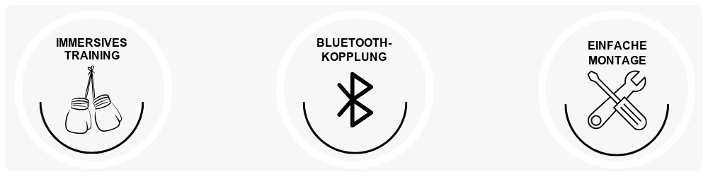 Immersives Training, Bluetooth-Kopplung, einfache Montage