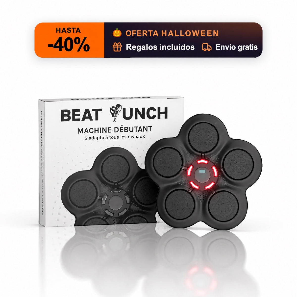 Máquina de boxeo musical BeatPunch™ (principiante)