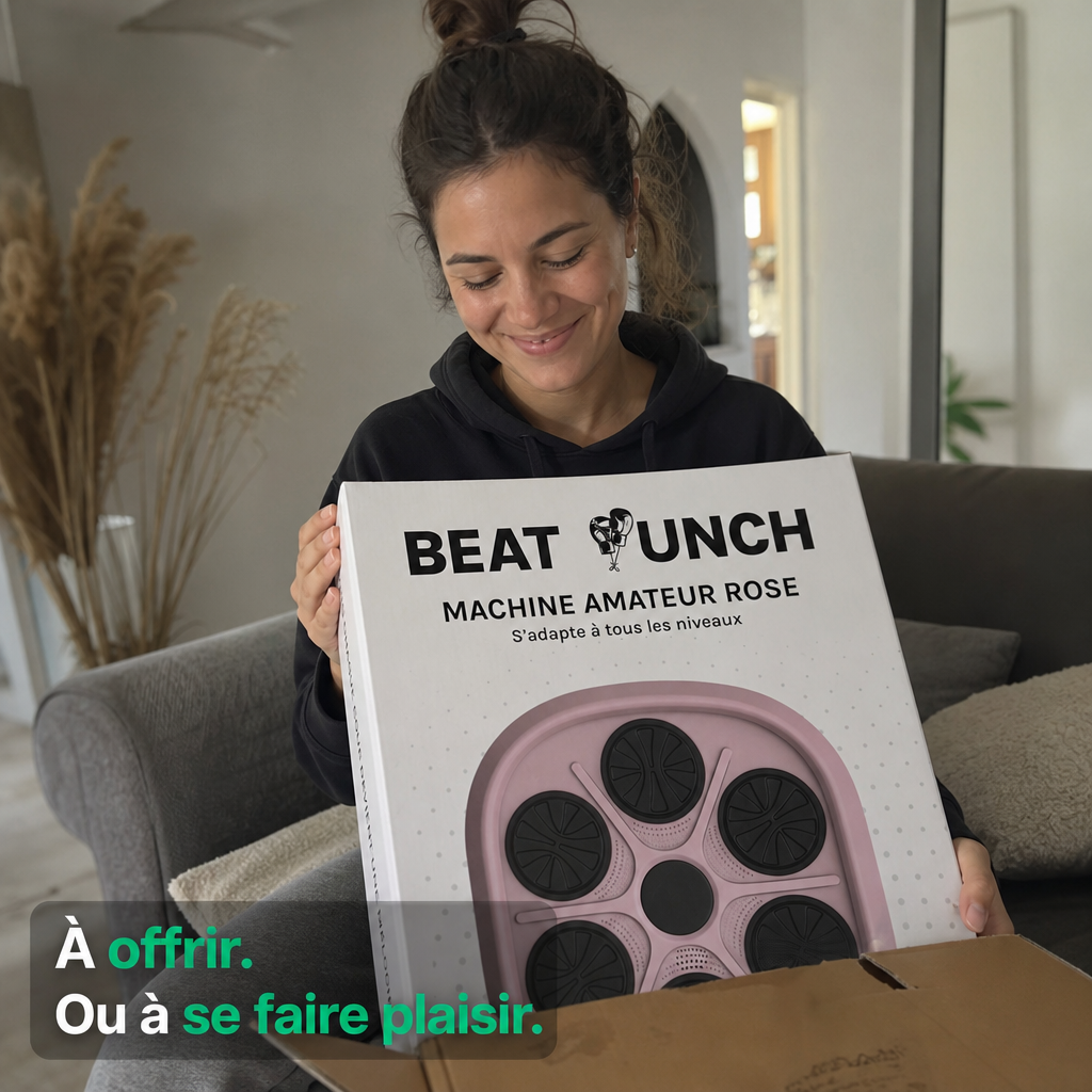 Machine de Boxe Musicale - Édition Limitée (Rose)