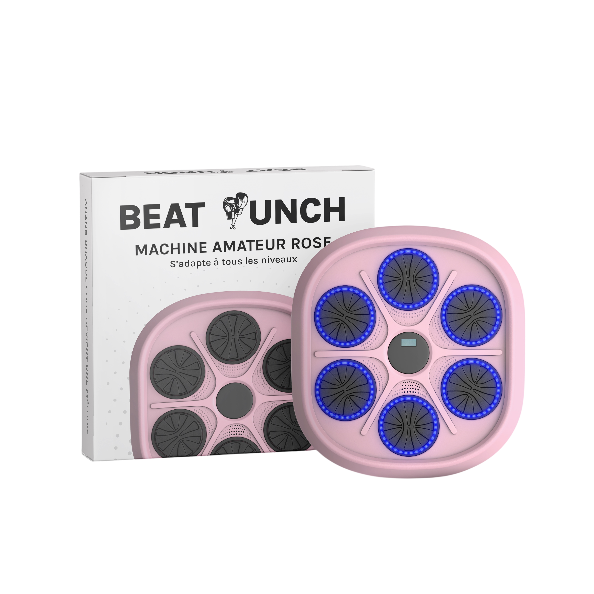 Machine de Boxe Musicale - Édition Limitée (Rose)